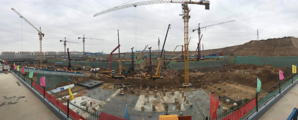 品質筑就蘭州新區法式精品 乾元·金海國際項目工程倍道而進